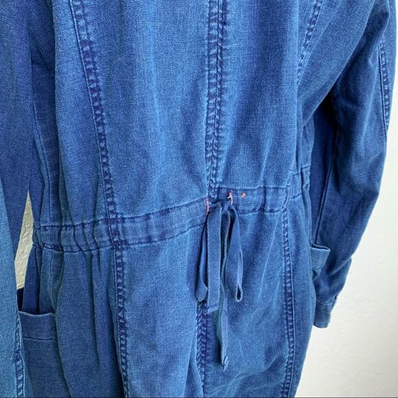 Anthropologie Hei Hei High Plains denim open front drawstring jacket size Small - Picture 9 of 14